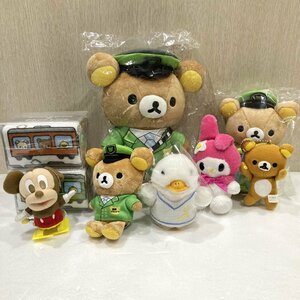 【76】1円～ ぬいぐるみ リラックマ ミッキー ミニ― ディズニー マイメロ サンリオ おまとめ 現状品