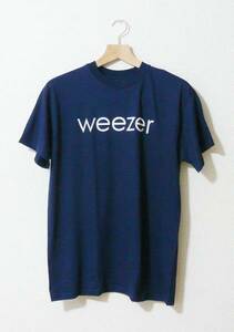 【新品】Weezer Tシャツ Mサイズ バンド ギターポップ Ny グランジ オルタナ Nirvana パワーポップ シルクスクリーンプリント