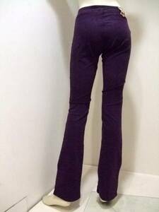 【CIMARRON/シマロン】ストレッチ セミフレア パンツ BRAVA PURPLE 28 新品/デッドストック/希少/美脚/細身/快適/セクシー/スペイン製/買得