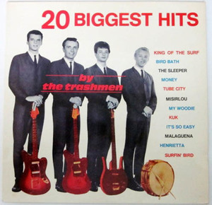 廃盤 LP ★ サイコビリー 元ネタ !!! Surf Rock & Roll ★ The Trashmen / 20 Biggest Hits ★ ガレージ ロカビリー サーフ ロックンロール