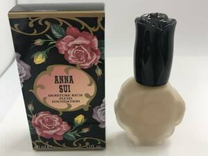 ANNA SUI【アナスイ】モイスチュア リッチ フリュイド ファンデーション B02 30ml（保管品/見本品/未使用品）＃164962-52