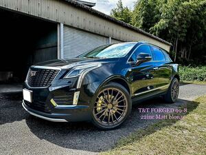 24インチ 4本セット T&T forged 鍛造ホイール キャデラック 全車種に対応 XT4 XT5 XT6 CTS CT6 CT5 ATS 等にオーダーで作製 pcd120 6穴