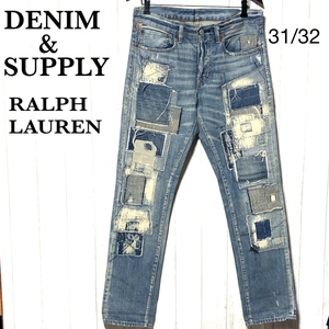 DENIM&SUPPLY デニム&サプライ リペア＆ヴィンテージ加工 デニムパンツ 31/ラルフローレン