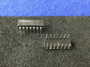 MN4011B【即決即納】パナソニック CMOS ロジック 4011 [11-14-22/295057M] Panasonic CMOS Logic QUAD 2 INPUT NOR GATE２個