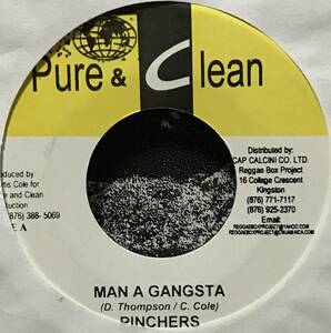 [ 7 / レコード ] Jah Thunda / Pinchers / For The People / Man A Gangsta ( Reggae / Dancehall ) Pure & Clean レゲエ　ダンスホール