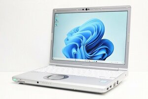 1円スタート ノートパソコン Windows11 Panasonic レッツノート CF-SV7 メモリ8GB 第8世代 Core i5 SSD256GB Windows10 12.1 カメラ