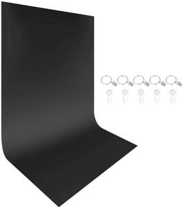 単色 背景 布 ブラック 背景画面 1.8メートル×3メートル 新品 送料無料 布バック 撮影用背景布