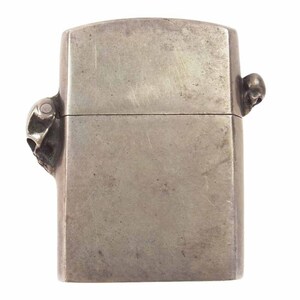 Ghost ゴースト STANLEY GUESS スタンリーゲス スカルヒンジ ZIPPO 2000年製インサイドユニット ジッポ ライター シルバー系【中古】