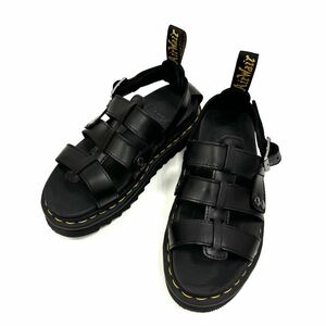 3717 ☆1円スタート☆ Dr.Martens ドクターマーチン TERRY テリー ストラップサンダル サイズ UK4 23,0cm ブラック 黒 