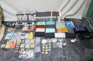 63ゲーム大量set/Nintendo/SONY/PSP1000/2000/DS/Lite/i/ソフト3DSゲームボーイ/アドバンス/カラー/ネオジオ ポケット/合計115点set