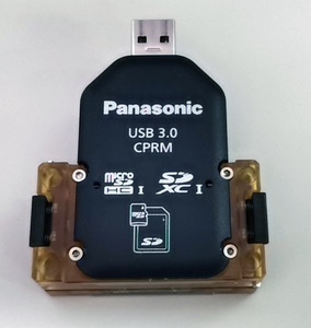*パナソニック SD/SDHC/SDXC/microSD/microSDHCカード用 USB3.0 CPRM対応 テスト ソケット リーダーライター 特別仕様 希少
