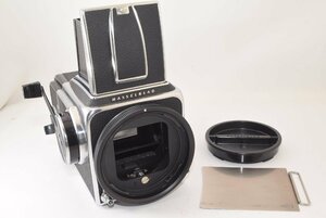 ★美品★ HASSELBLAD ハッセルブラッド 500C/M 500CM ボディ シルバー + A16 フィルムマガジン ブラック 2303065