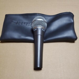 マイク　Shure　SM58－LCE　ボーカル用ダイナミックマイクロフォン　動作確認済み　極上美品　②