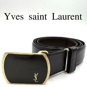 Yves saint Laurent イヴサンローラン ベルト YSLロゴ
