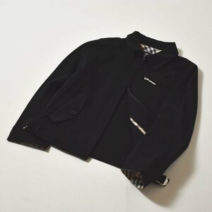 ♪美品 バーバリー ロンドン BURBERRY LONDON 裏ノバチェック ジップアップ ジャケット 120 ブラック キッズ 子供服 ハイブランド♪