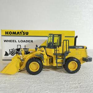 非売品　コマツ　KOMATSU　WA350　販促　WHEEL LOADER　１/50 ミニカー　9‐8