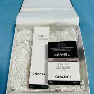 新品 シャネル chanel ルリフトクレーム リッシュ ルブランクリーム TX LOTION 3セット定価40000円