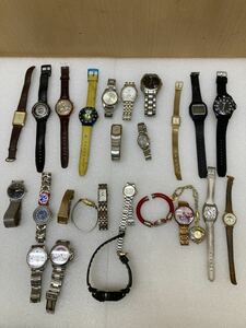 YK7389 腕時計 まとめ26点セット SEIKO セイコー／Casio／citizen／ARMANI／他 メンズ レディース 動作未確認 現状品 1016