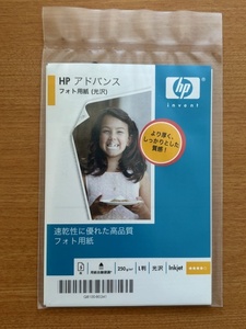 HP　フォト用紙　光沢　L判