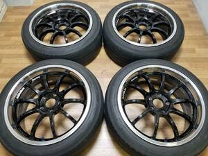 【希少】18インチ 8J +48 PCD112 ADVAN Racing RS-D アドバン アウディ TT 8K系 Audi A4 S4 4F系 A6 ベンツ VW ゴルフ BMW RS RZ TC GT RG