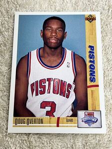 Doug Overton 1991 Upper Deck Detroit Pistons
