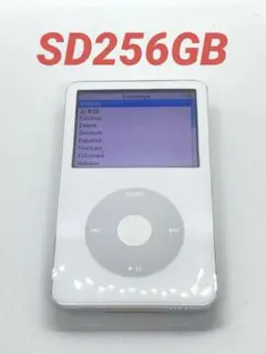 iPod classic 第5世代  30GBからSD256GBに白　ホワイト