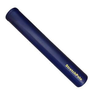 (志木)【美品】Stretch Pole ストレッチポール★長さ約98cm ネイビーブルー 紺 青 ヨガ エクササイズ ストレッチ 健康器具