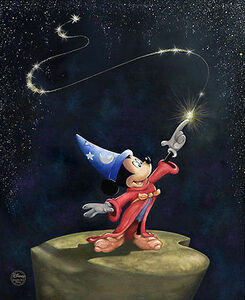Disney Fine Art ディズニーファインアート ミッキーマウス　ファンタジア 限定 レア
