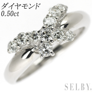 Pt900 ダイヤモンド リング 0.50ct 出品4週目 SELBY