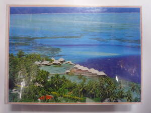 当時物 サンバード 750ピース ジグソーパズル オーシャンブルー タヒチ 未使用品 海外 風景