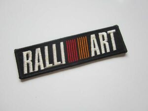 ビンテージ RALLIART ラリーアート 三菱自動車工業 パーツ フェルト ワッペン/自動車 バイク オートバイ レーシング F1 スポンサー 52