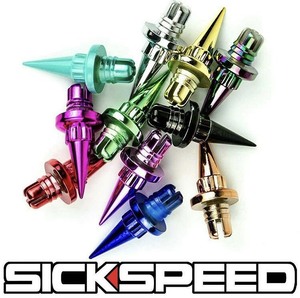 SICKSPEED ダミースパイクピアスボルト 1本 全11色 USDM JDM シックスピード XXR Avid1 スタンス ドリフト スパイク a