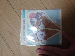 モフサンド　ミニレターセット　アイス　じゅの　ねこ　デザート　定価440円