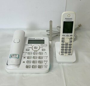 【Panasonic/パナソニック】電話機 VE-GD53DL 子機付き ホワイト 初期化済み ジャンク品/kb3145