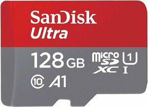 SanDisk Ultra microSDカード 128GB UHS-I 新パッケージ