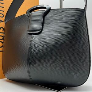 極美品 ルイヴィトン エピ レヴリ ショルダーバッグ レザー ブラック LOUIS VUITTON ハンドバッグ レディース ワンショルダー 黒 M52162