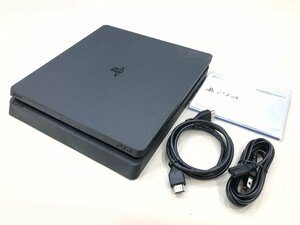 △【5】初期化済み SONY PS4slim CUH-2200A ジェットブラック 500GB 本体のみ 同梱不可 1スタ