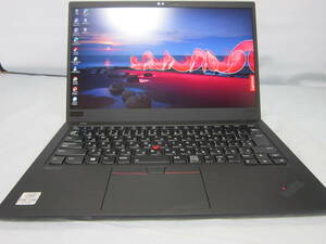 【中古】lenovo X1 Carbon Gen 8　2021 Core i-７ 20UA、FHD(1920×1080）