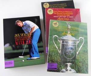 Apple IIgs JACK NICKLAUS GREATEST 18 HOLES OF MAJOR CHAMPIONSHIP GOLF＋コース３パック 中古品