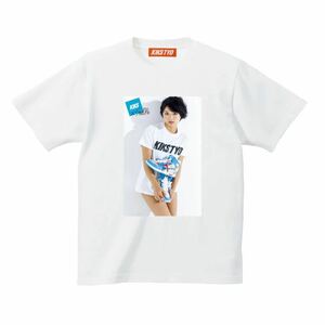 ② KIKSTYO 桑島海空　Tシャツ　TEE 週刊プレイボーイ　コラボ　XL ホワイト　未開封