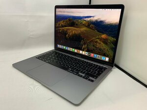 １円スタート！！ Apple MacBook Air A2337 (M1,2020) UKキーボード スペースグレイ [Nmc]