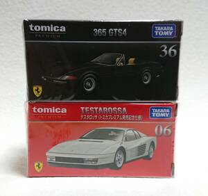 トミカプレミアム 365 GTS4 & テスタロッサ　マイアミバイス フェラーリ デイトナスパイダー