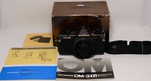 希少美品 Olympus オリンパス OM-3Ti チタン 35mm SLR フィルムカメラ ボディ OM マウント