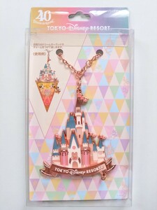 東京ディズニーリゾート 40周年 バッグチャーム シンデレラ城 東京ディズニーランド TOKYO DISNEY RESORT Dream Go Round