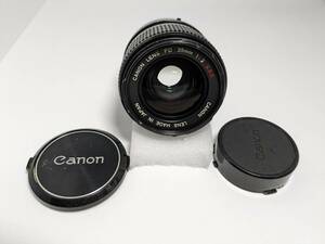 ☆美品☆ Canon キヤノン FD 35mm F2 S.S.C.　とてもキレイな光学 ♪#107