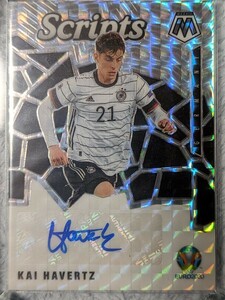 ドイツ代表 カイ・ハヴァーツ 直筆サインカード auto Autograph panini ハフェルツ mosaic Arsenal kai havertz prizm