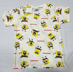 ★2394*激安sale!!新品 こども服 　半袖Tシャツsize130　1枚★スポンジ・ボブSpongeBob