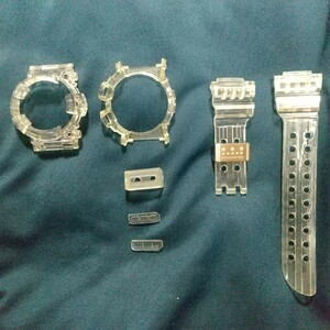 カスタムGWF-1000用 クリアベルベゼセット ベルト+ベゼルセット 未使用 G-SHOCK フロッグマン