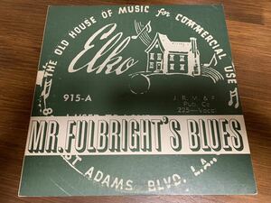 Mr. Fullbright’s Blues PLP-2-704