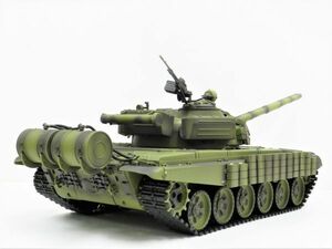 【赤外線バトルシステム付 対戦可能 塗装済み完成品戦車ラジコン】　Heng Long Ver.7.0 2.4GHz 1/16 戦車ラジコン T-72 MBT 3939-1